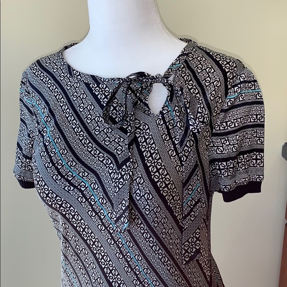 Ports 1961 Blue 100% Silk Top & Matching Jacket - Picture 3 of 5